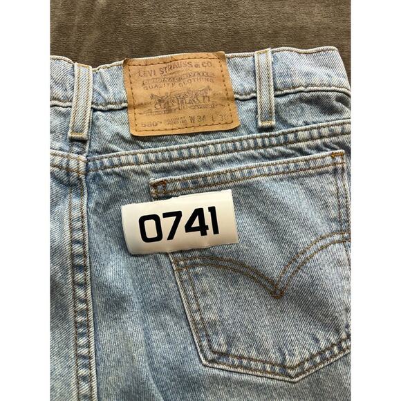 Vintage Levi’s 550 Jeans‎ Men’s Size 34x30 Tapered Leg Relaxed Fit Orange Tab - Picture 11 of 11